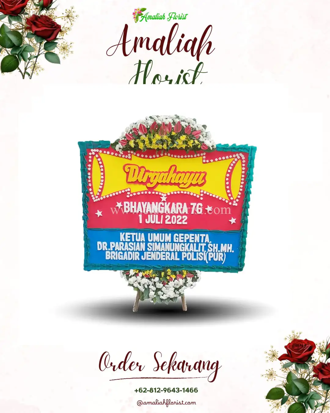 Papan Bunga HUT Ulang Tahun Sukacai